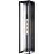 Caleb 1 Light 24 inch Textured Black Outdoor Wall Sconce